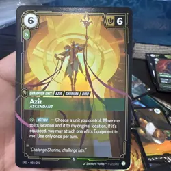 Azir - Ascendant [SFD - 050/221] - NM [Foil] TCG Riftbound - Image 1