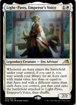 Light-Paws, Emperor's Voice R Kamigawa: Neon Dynasty 25 NM - Image 1
