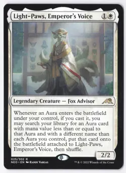 Light-Paws, Emperor's Voice Normal R Kamigawa: Neon Dynasty 25 NM - Image 1