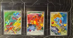 Pokemon TCG First Partner Illustration Collection Series 1 Kanto GEN 1 Starters - Image 1