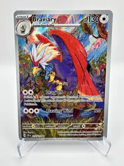 Braviary 214/191 Sv08: Surging Sparks Holo Pokemon Near Mint - Image 1