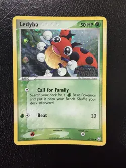 Ledyba 64/109 EX Team Rocket Returns Reverse Holo Stamped Pokemon Card LP - Image 1