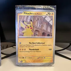 Pokemon Jumbo Pikachu At The Museum Promo sealed - Image 1