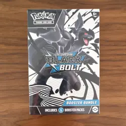 Pokemon TCG Scarlet & Violet Black Bolt Booster Bundle Box 2025 English Zekrom - Image 1