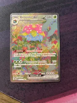 Pokemon Venusaur ex 198/165 Scarlet & Violet 151 Special Illustration Rare Holo - Image 1