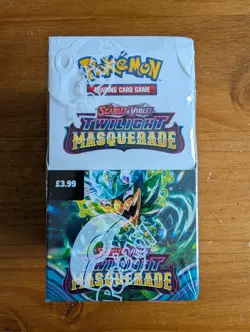 Pokemon Twilight Masquerade Half Booster Box - Rips In Seal - Image 1