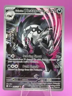 Pokemon TCG Galarian Obstagoon 245/217 IR Ascended Heroes Near mint - Image 1