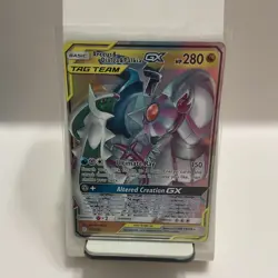 Pokemon Arceus & Dialga & Palkia GX TAG TEAM Holo Ultra Rare 156/236 280 HP - Image 1