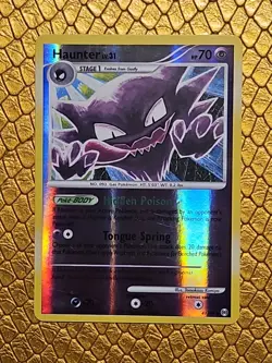 2009 Pokemon, Platinum Arceus, #41/99 Haunter Lv. 31 Reverse Holo Uncommon NM - Image 1