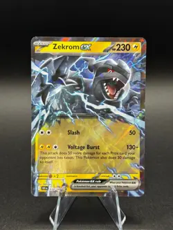 Zekrom ex 034/086 Double Rare Black Bolt Pokemon Holo NM/M - Image 1