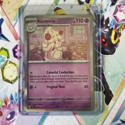 Pokemon TCG Alcremie Holo Rare Stellar Crown 065/142 NM Natsumi Yoshida - Image 1