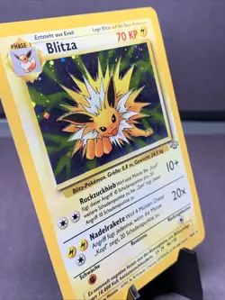 Pokemon TCG Blitza (Jolteon) Holo Rare Jungle 4/64 Unlimited WOTC VTG 1999 NM - Image 2