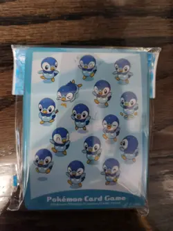 Pokemon Deck Shield Piplup 64 Sleeves Japan NEW Sleeve 2 - Image 1
