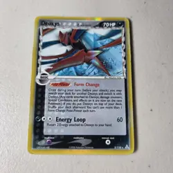 Deoxys (Delta Species - Attack Forme) 3/110 Holon Phantoms Holo Pokemon Damaged - Image 1
