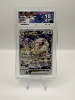 Deoxys VSTAR GG46/GG70 Crown Zenith Ace Grading Gem Mint 10 English Pokemon - Image 1