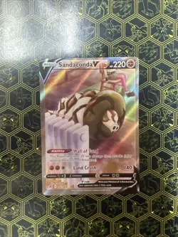 Sandaconda V Alternate Full Art 252/264 Fusion Strike Holo Pokemon Card - Image 1
