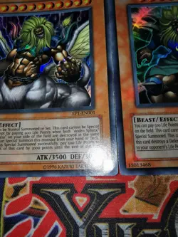 Theinen/Andro/Teleia Sphinx ep1-en001/02/03 (MP/HP) Ultra Rare Yu-Gi-Oh! - Image 4