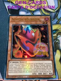 CARTE Yu Gi Oh ACHICHI @IGNISTER MP21-FR003 1ere edition - Image 1