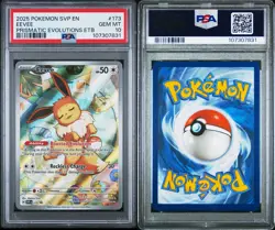 PSA 10 GEM MINT Eevee SVP-EN 173 Pokemon Prismatic Evolutions ETB Promo - Image 3