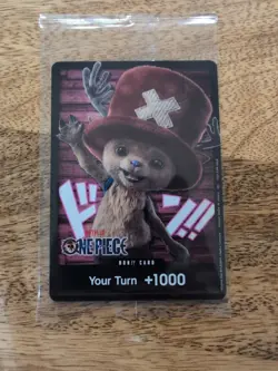 One Piece TCG Netflix Live Action Chopper Don!! Promo English Sealed - Image 1