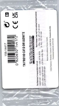 Sealed - Dragonite - (EB Games Exclusive) 131/195 - Pokemon Card - Image 2