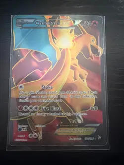 pokemon cards, charizard ex, full art ,rare, Not in perfect condition - Image 1