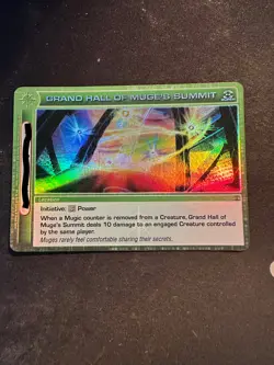 Grand Hall of Muge’s Summit - Super Rare - Chaotic Card - Zenith of the Hive - Image 1