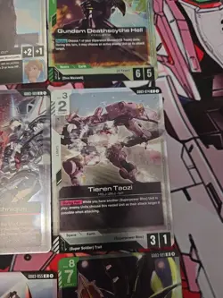 gundam card game Steel Requiem Rare Card Lot - Image 5