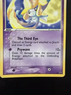 Pokemon Jirachi TCG Black Star Promos 21 Nintendo Regular Promo Card MP - Image 3