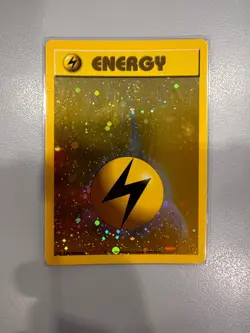 (Cant Ship US) Pokemon, Electronic energy, WOTC league promo, holo, near mint - Image 1