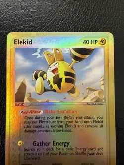 Elekid Reverse Holo 36/100 Pokemon TCG Ex Sandstorm LP/MP - Image 2