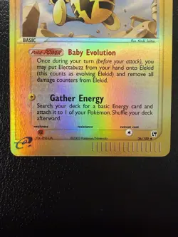 Elekid Reverse Holo 36/100 Pokemon TCG Ex Sandstorm LP/MP - Image 3