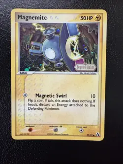 Pokemon TCG Magnemite Legend Maker 59/92 Reverse Holo Stamped LP/MP - Image 1