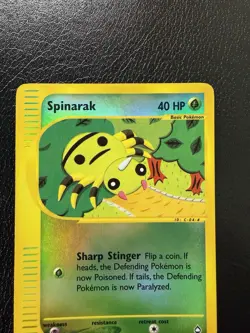 Pokemon TCG Spinarak 111/147 Reverse Holo Aquapolis LP/NM - Image 2