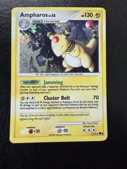 Pokemon Ampharos 1/17 POP Series 7 Holo Rare NM/LP With Swirl🌀 - Image 1