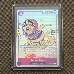 One Piece TCG Senor Pink OP10-067 Rare Alternative Art Royal Blood English NM - Image 1