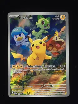 Pikachu 027 Pokemon SV: Scarlet & Violet Promo Cards 🔥🔥🔥 - Image 1