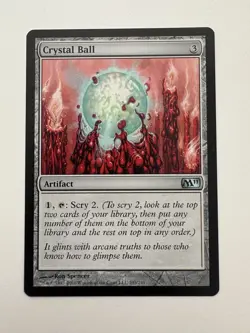 Crystal Ball MTG Magic the Gathering Card NM Near Mint M11 - Image 1
