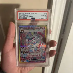 PSA 10 Sylveon ex SAR 212/187 sv8a Terastal Festival Japanese 2024 Pokemon Card - Image 1