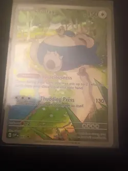 Pokemon TCG Snorlax 051 SV Scarlet & Violet Black Star Promo Card - Image 1