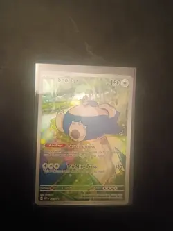 Pokemon TCG Snorlax 051 SV Scarlet & Violet Black Star Promo Card - Image 2