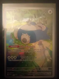 Pokemon TCG Snorlax 051 SV Scarlet & Violet Black Star Promo Card - Image 3
