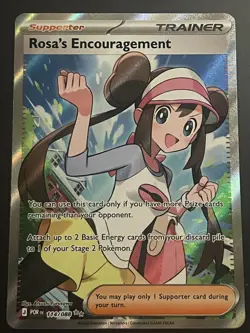 Pokemon Card - Rosa’s Encouragement 114/088 Full Art Perfect Order - Pack Fresh - Image 1