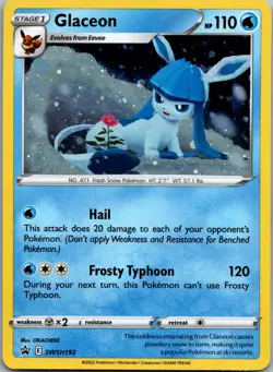 Glaceon - Promo SWSH: Sword & Shield Promo Cards SWSH192 NM - Image 1
