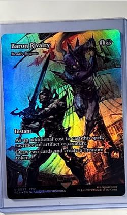 2025 MTG Magic the Gathering FCA Through the Ages Borderless Foil Baron Rivalry - Image 1