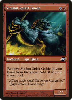 Simian Spirit Guide #122 (MP) Planar Chaos PLC Magic MTG - Image 1
