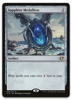 Sapphire Medallion #266 (LP) Commander 2014 C14 Magic MTG - Image 1