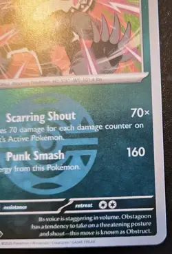 Galarian Obstagoon 132/217 Dusk Ball Holo Uncommon Ascended Heroes Pokemon TCG - Image 5