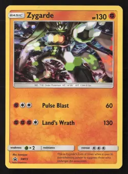 Zygarde Promo Holo SMP SM15 LP Pokemon TCG - Image 1