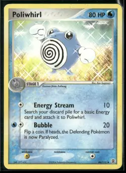 ✰ POLIWHIRL 46/112 UNCOMMON FIRERED & LEAFGREEN POKEMON ✰ LP - Image 2